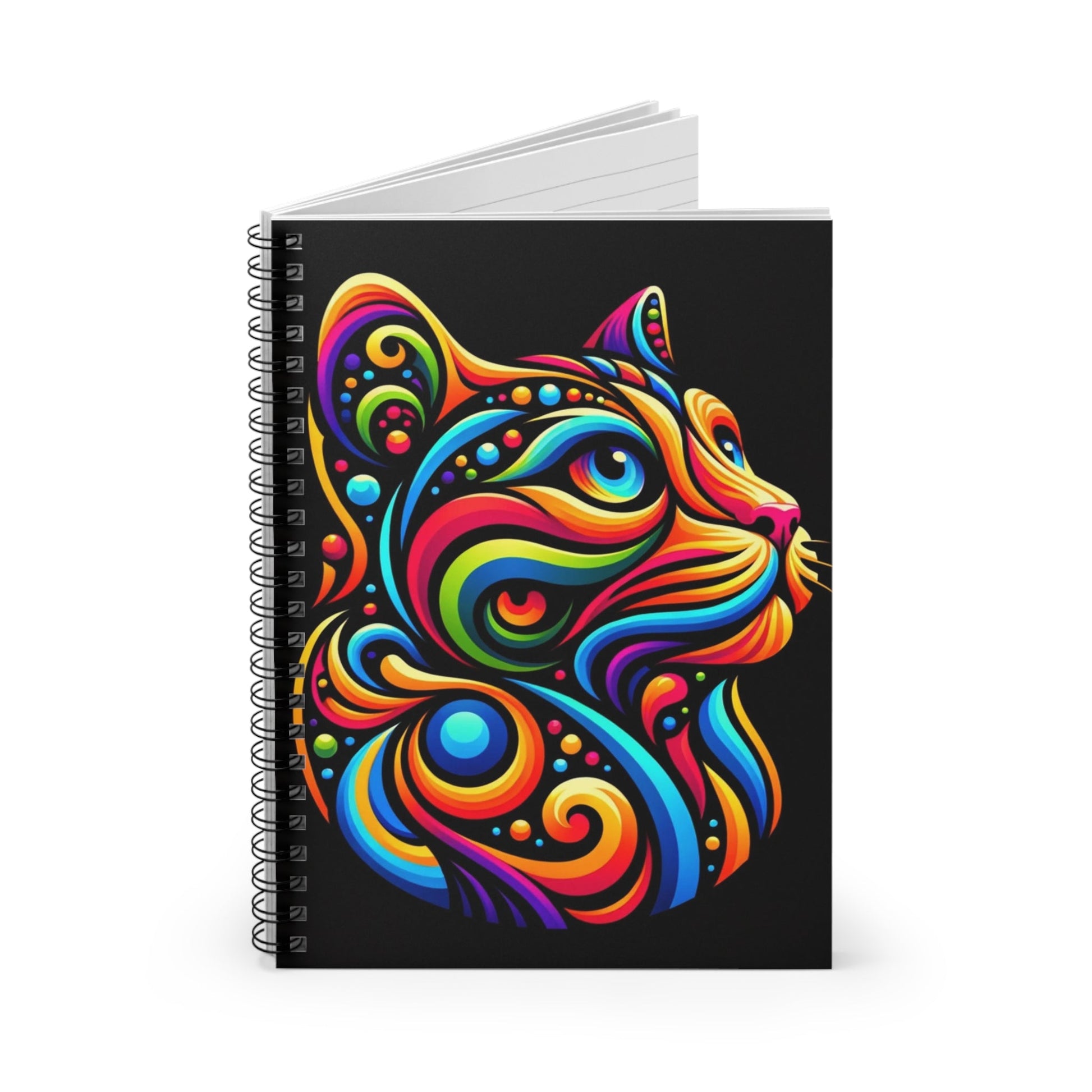 Festive Felines Collection: Spiral Notebook - Ruled Line - Festive Felines