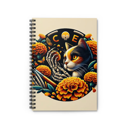 Festive Felines: Spiral Notebook - Ruled Line - Festive Felines